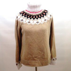 Lands' End Khaki FairIsle sweater